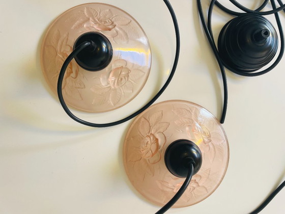 Image 1 of Ensemble de lampes Art déco signées Muller Frères Luneville (vers 1925)