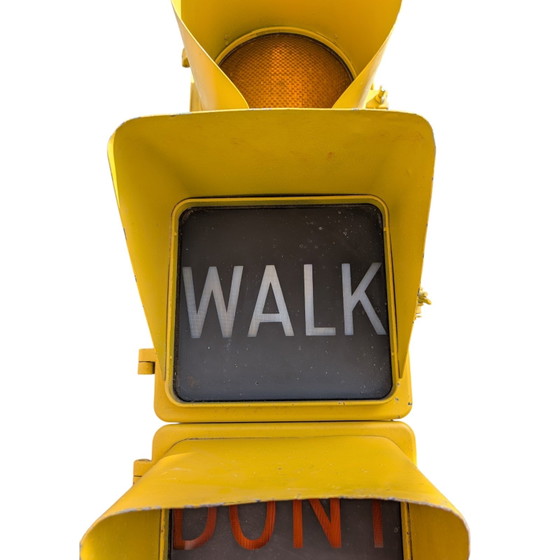 Image 1 of Walk / Don't Walk Fußgängerampel USA / New York 1960-1970
