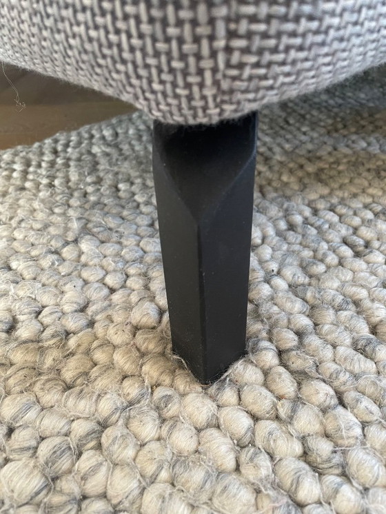 Image 1 of Montèl paisaje gris + verde menta (hocker)