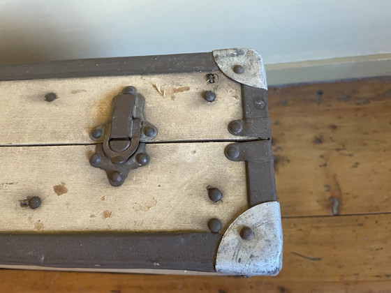 Image 1 of Mesa plegable para picnic con funda de tela para coche, estilo francés