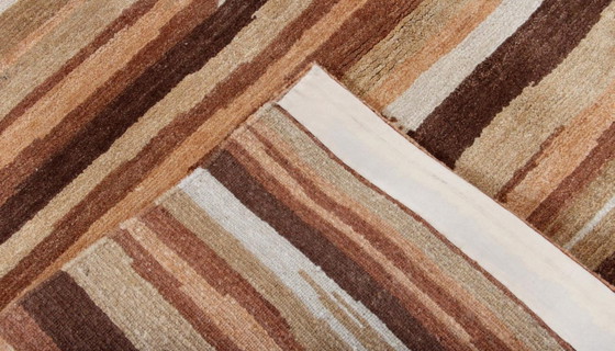 Modern Designer Hand-knotted Wool Rug New & Unused 200 x 142 cm, Rugs & carpets, Beige (photo 7 of 9)