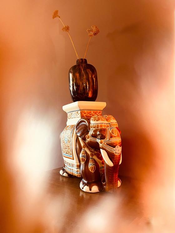 Image 1 of Bellissimo elefante vintage in porcellana
