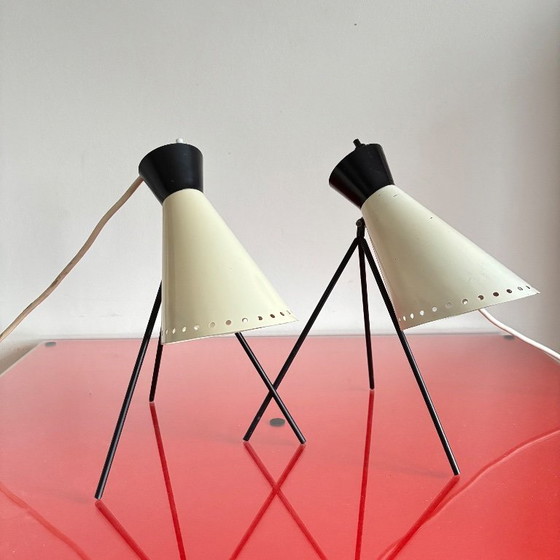Image 1 of Set of bedside table lamps by J. Hurka