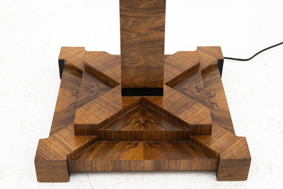 Image 1 of A pair of Art Deco floor lamps, Poland, circa 1940.