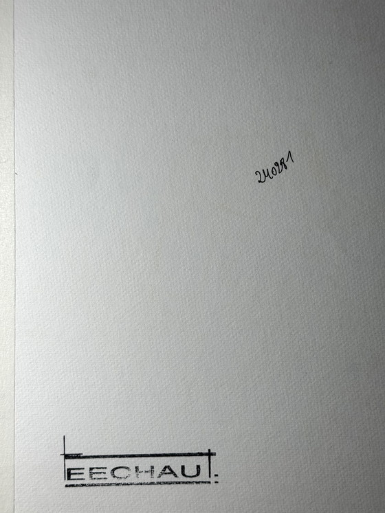 Image 1 of Eugène Eechaut (1928-2019) - framed ink diptych - 1980s, 