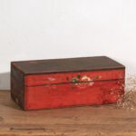 Antieke oosterse rode kist (ca. 1900) #33 – Ladekasten (photo 6 of 40)