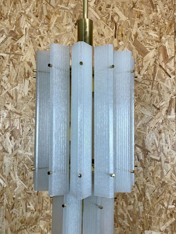 Image 1 of Lampadario anni &#39;60-&#39;70, enorme lampadario in vetro di Murano, lampada a sospensione, Limburgo anni &#39;60