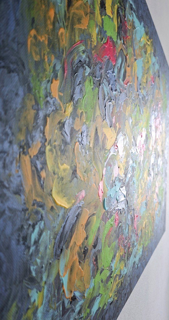 Out Of The Blue – Manou Claire, Paintings & Drawings, Wood, Canvas (photo 7 of 8)
