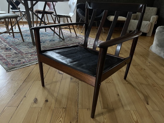 Image 1 of Rosewood lounge chair by Grete Jalk