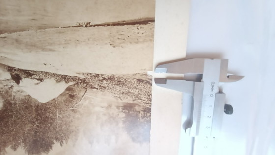 Image 1 of Carleton E. Watkins (1829–1916) Very rare Self portait on stone, Yosemite park.