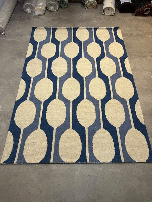 Tappeto Brink e Campman Scion Little Blue 160x230 cm lana