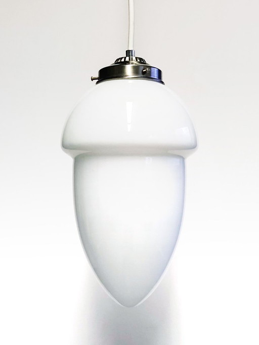 hanging lamp art deco acorn shape