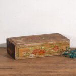Scatola orientale antica gialla dipinta a mano (c.1900) #25 – Oggetti decorativi (photo 6 of 40)