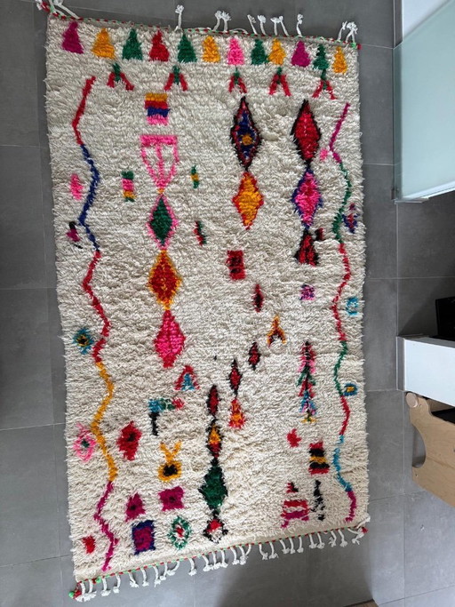 Handgeknüpfter Schafwollteppich 250x150cm