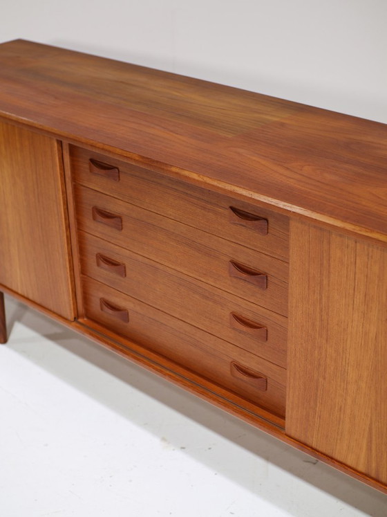 Image 1 of Lowboard Clausen & Son sideboard teak vintage Danish 1960s