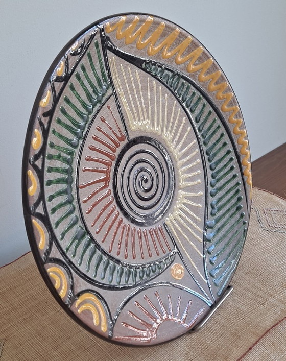 Piatto da parete Puigdemont, in ceramica vintage degli anni '70. – Decorazioni murali (photo 2 of 7)