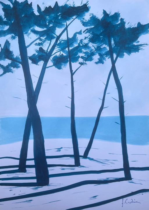 Ink on white paper. Format 40x30cm.