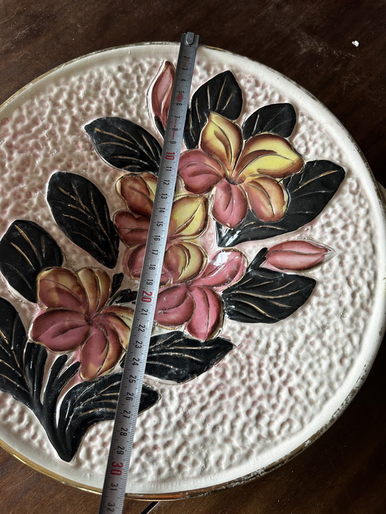 Image 1 of Große Schale / Vakuum Tasche Vallauris Keramikerin VTF 38 / 32 cm