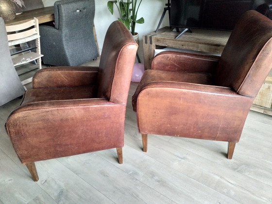 Image 1 of Elegant sheepskin armchairs
