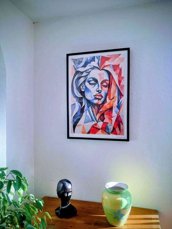 Image 1 of GONGAS - Fire and Water - Framed artist's lithograph