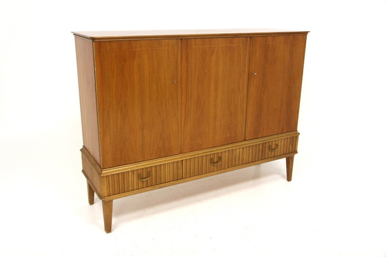 Credenza Moderna in Noce, Svezia, 1940, Credenze, Scandinavian (foto 11 di 11)