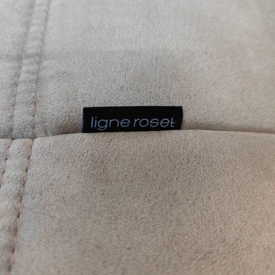 Image 1 of Ligne Roset Togo Mocca Leder 3 Zits