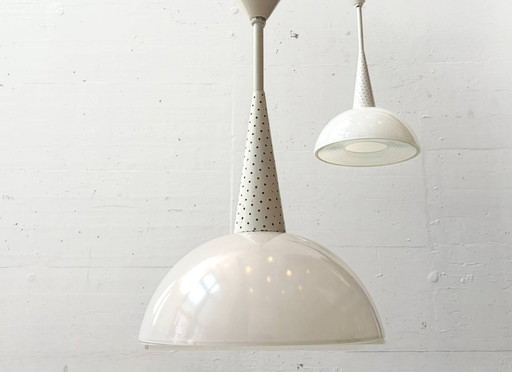 Hanglamp van Mathieu Matégot voor Holophane, Frankrijk, jaren 1950.