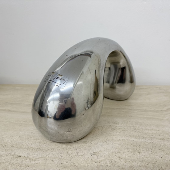 Image 1 of Biomorphic Sculpture Object in Aluminum by Eva & Peter Moritz for IKEA, 1980