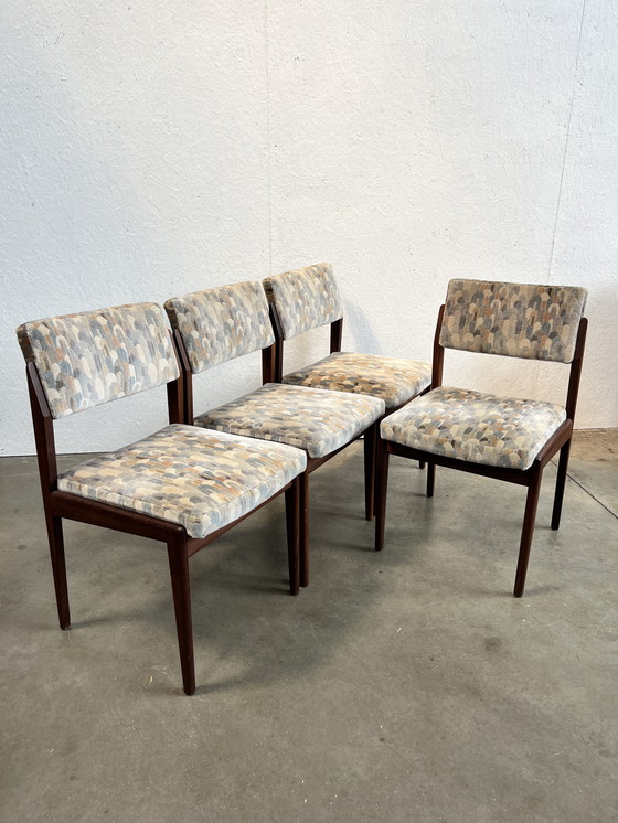 Image 1 of Quatre rares chaises de salle à manger d'époque, modèle 641p, Rudolf Glatzel pour Thonet