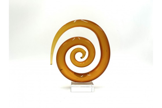 Image 1 of Glazen ornament - spiraal, Nederland, jaren 1950