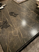 Natuurstenen salontafel - Janua SC54 - zwart marmer met goudader