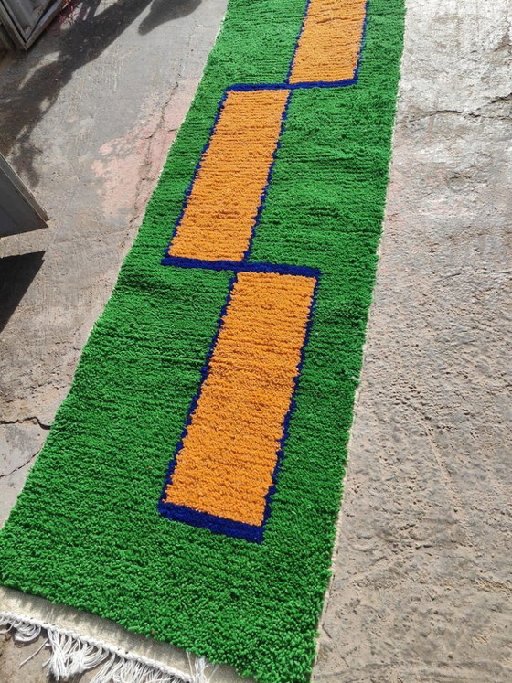 Image 1 of Alfombra de pasillo hecha a mano de 100 cm x 300 cm.