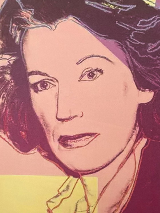 After Andy Warhol, Milred Scheel, 1980s, Lithograph – Lithographs & prints, Paper (photo 2 of 8)