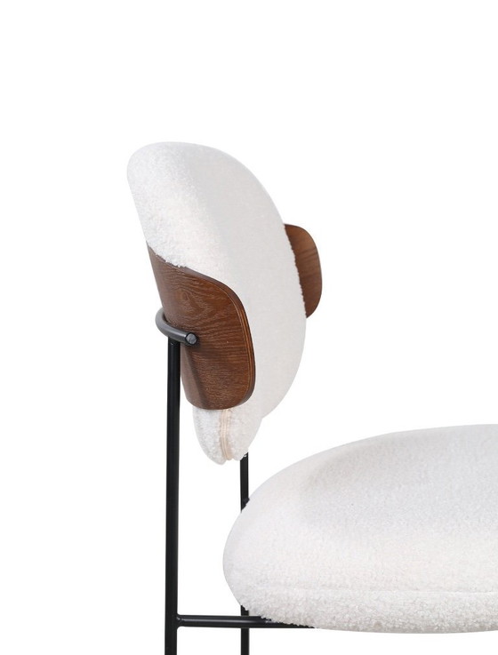 Image 1 of 6x New dining room chairs - white bouclé