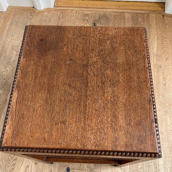 Image 1 of Mesa auxiliar Art Decó. Escuela de Amsterdam.