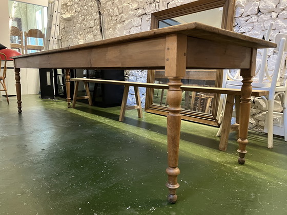 Image 1 of Tavolo da pranzo in pino da 3 metri