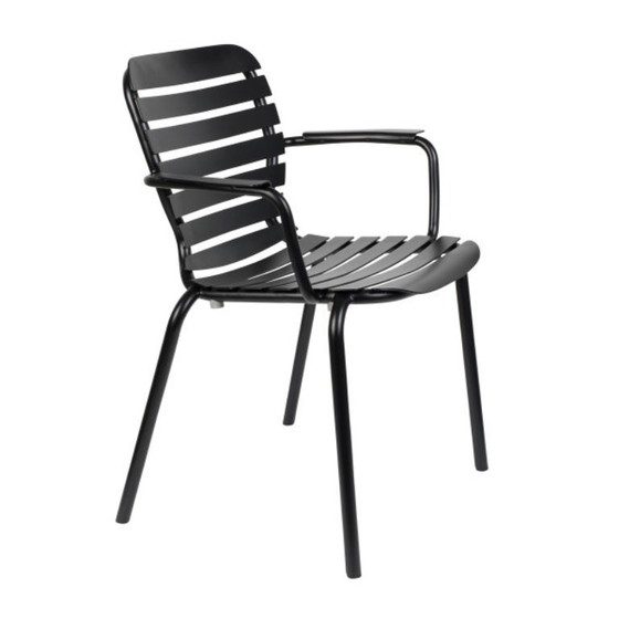 Image 1 of Table de jardin, banc de jardin et 4 chaises de jardin de la marque design Zuiver (série Vondel)