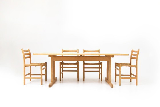 Image 1 of Set di 4 sedie da pranzo - Modello 350 - Poul Volther