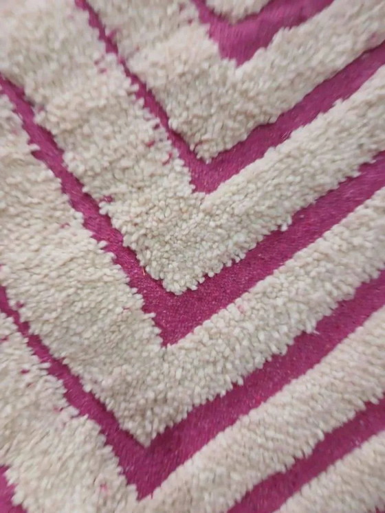 Beiger Berber-Teppich mit geometrischen Mustern 250cm x 150cm – Teppiche & Läufer, Wool (photo 9 of 10)
