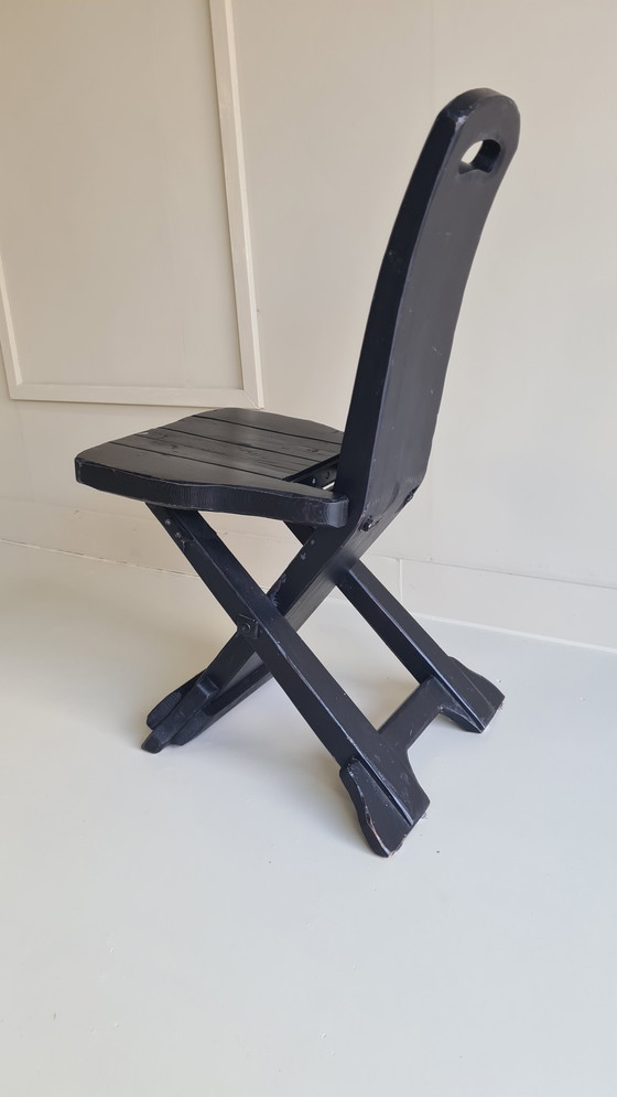 Image 1 of 6 x Unieke Brutalist Eetkamerstoelen – Spaans Design uit de Jaren '60