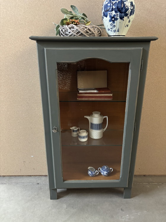 Image 1 of Vintage Brocante vitrinekast 