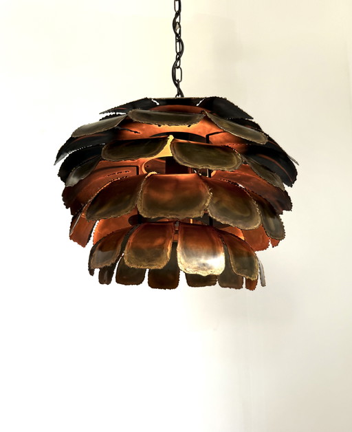 Brutalist arisjok hanglamp, Svend Aage Holm Sørensen ‘60