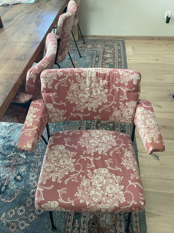 8x Gispen chairs – Dining chairs, Metal, Textile (photo 7 of 7)