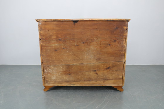 Image 1 of Mobile antico con zona scrittura, finitura noce, anni '30, Cecoslovacchia