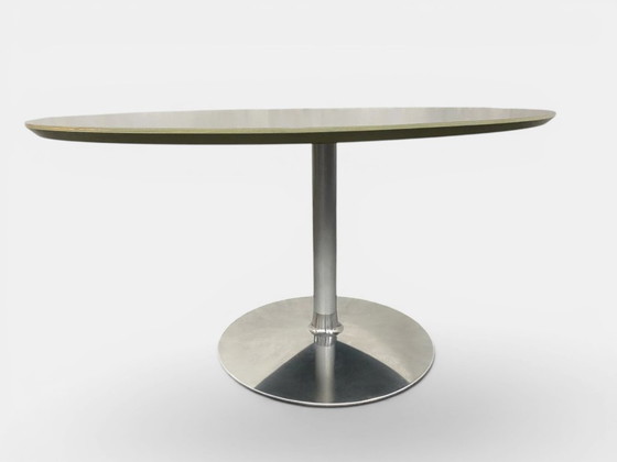 Image 1 of Mesa de comedor de diseño ovalado Artifort, diseñada por Pierre Paulin
