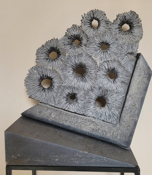 Belgian bluestone sculpture