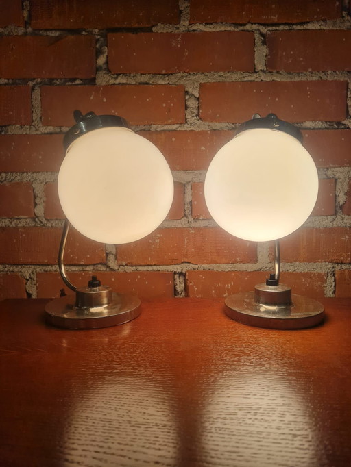 Bauhaus lampen voor nachtkastjes