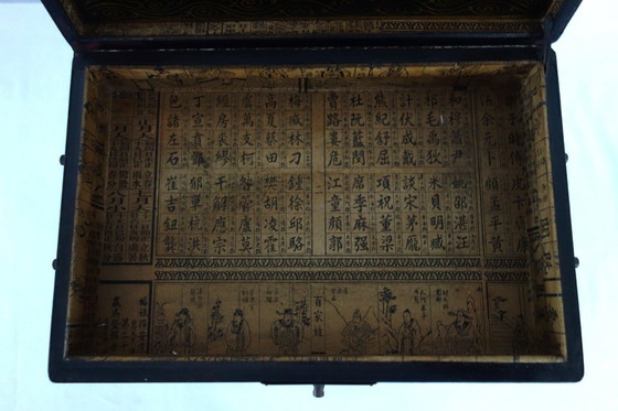 Image 1 of Schmuckkästchen mit Spiegel, antik, Mitte des 20. Jahrhunderts