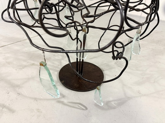 Image 1 of Großer brutalistischer Kerzenleuchter 1980er Jahre