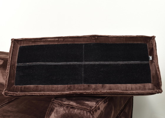 Divano componibile COR Trio marrone cioccolato Germania Svizzera 1972 NUOVA TAPPEZZERIA, Divani modulari (foto 19 di 20)